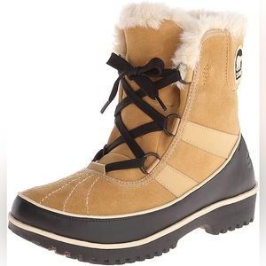 Sorel Tivoli II Suede Snow Boots Size 8